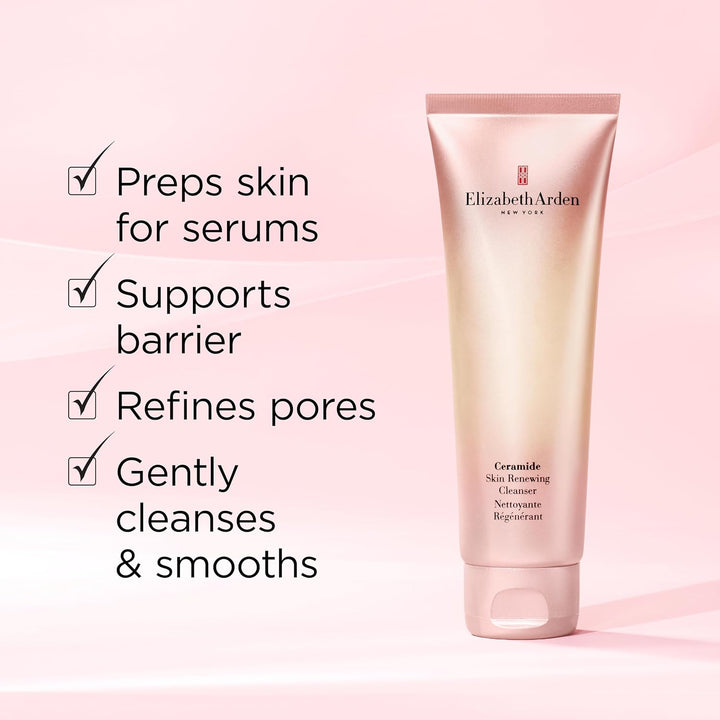Elizabeth Arden Ceramide Skin Renewing Facial Cleanser, removedor d...