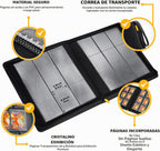 X PRO Carpeta de tarjetas de carga superior, compatible con fundas de tarjetas de carga superior, se adapta a 252 | 20 cargadores premium incluidos | páginas de doble cara sin anillo de 9 bolsillos | Almacenamiento para tarjetas TCG y tarjetas deportivas