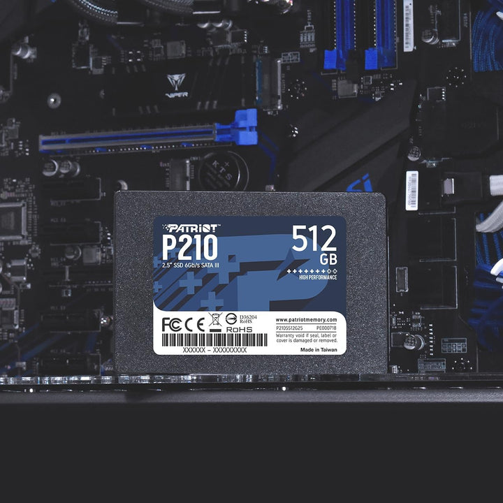 Patriot P210 512GB Unidad SSD Interna - SATA 3 2.5" - Unidad de...
