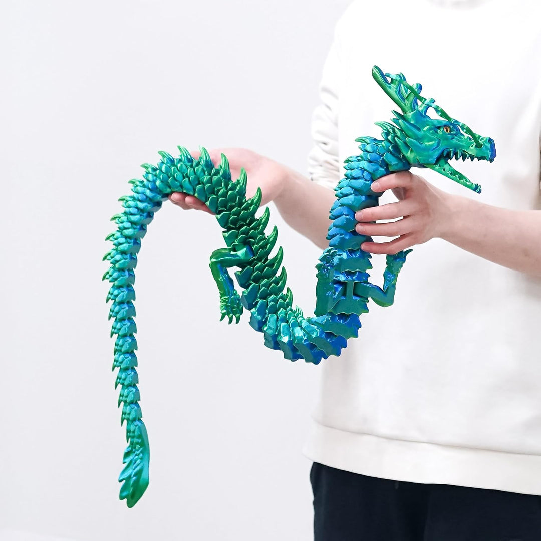 Modelos de dragón impresos en 3D súper grandes de 47.3 pulgadas, fi...