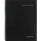 Cambridge Cuaderno de espiral profesional limitado, nuevo complemento comercial, paquete de 3, con renglones legales, tamaño de página de 6-5/8 x 9-1/2 pulgadas, 80 hojas, diario de oficina y cuaderno