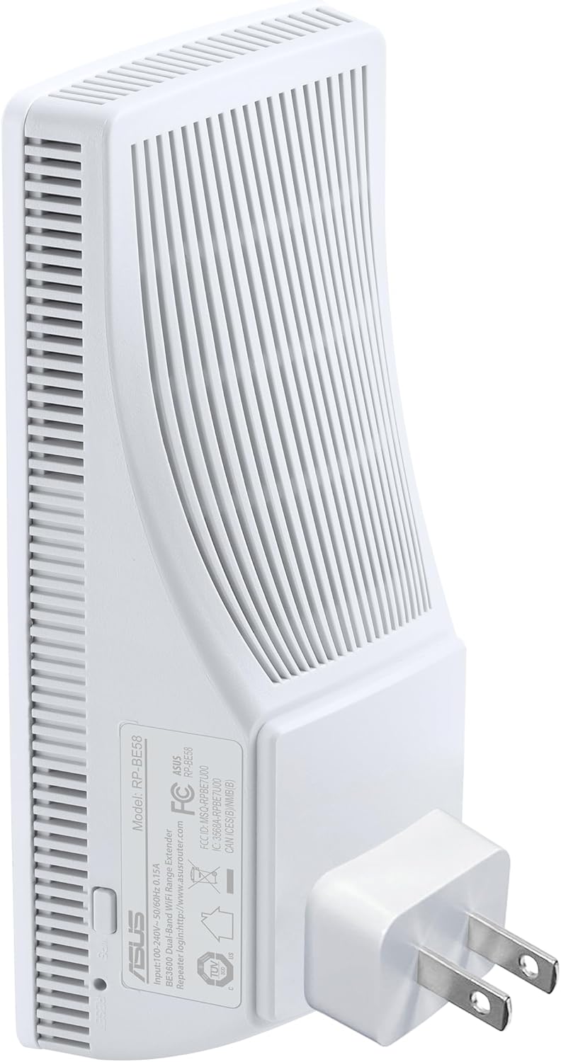 ASUS RP-BE58 BE3600 Extensor de rango WiFi 7 de doble
