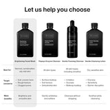 Revision Skincare Brightening Facial Wash, limpiador facial exfolia...