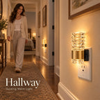 Luz nocturna LED, luces nocturnas enchufables la pared