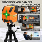 Láser de línea cruzada de bolsillo Green L90 nivel laser nivelador herramientas