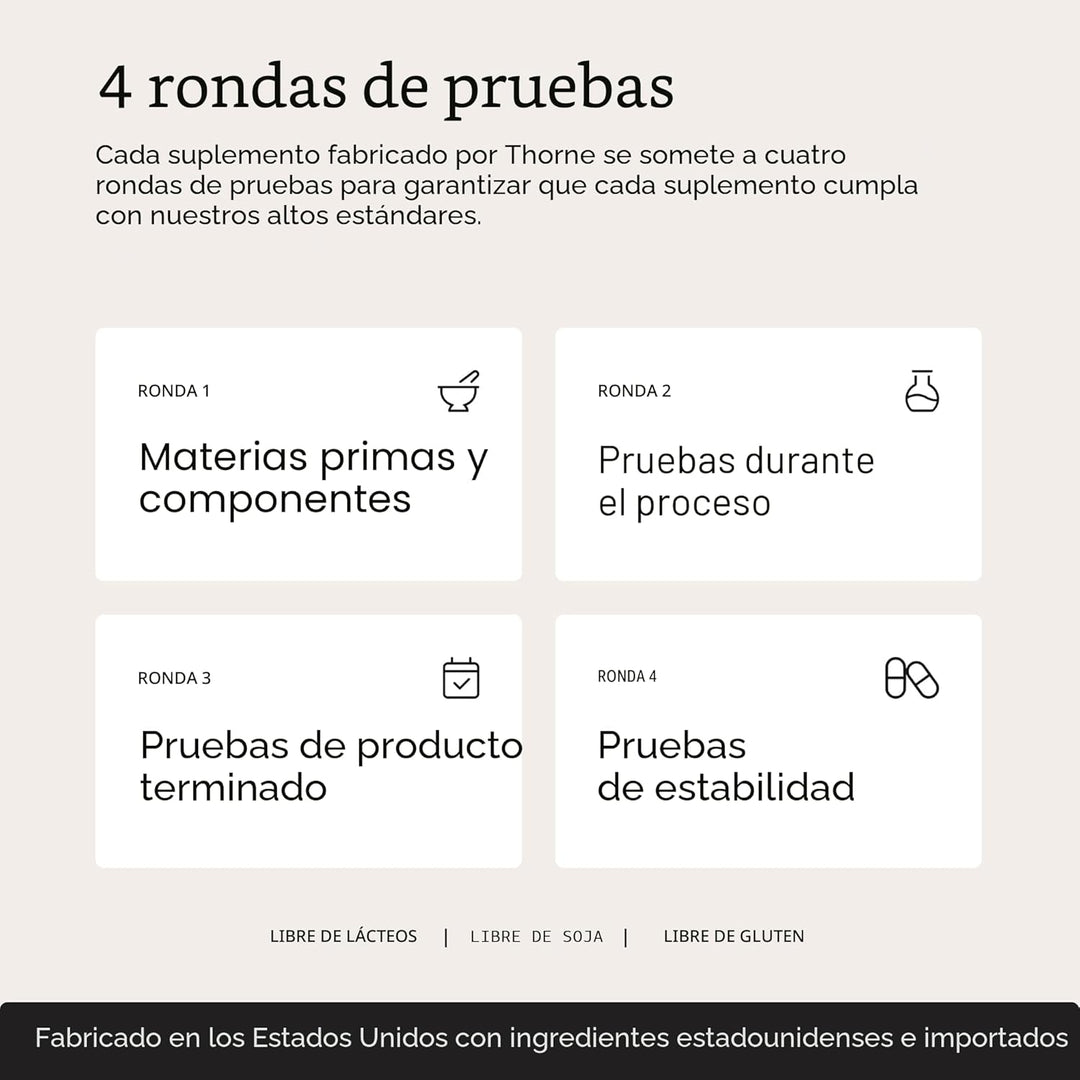 THORNE - Nutrientes básicos 2\/día - Multivitamínico diario integra...