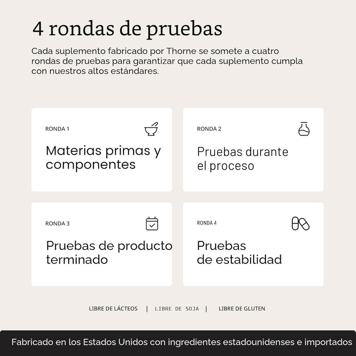 THORNE - Nutrientes básicos 2\/día - Multivitamínico diario integra...