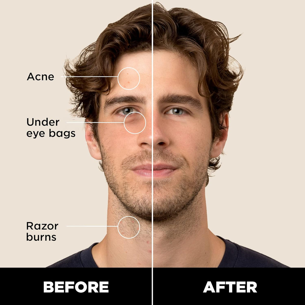 Stryx Lápiz Corrector para Hombre, Caoba Mediano
