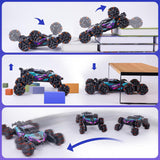 NEXBOX Cool 8 ruedas controladas a mano RC Stunt Car Toys, regalos...