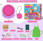 Rueda de cerámica para niños, kit completo con arcilla seca al aire