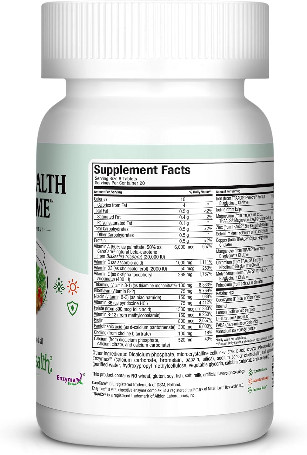 Multivitamínico para hombres y mujeres \u2013 Supreme High Potency...