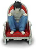 ABYSTYLE Studio Death Note Detective L SFC Figura coleccionable de PVC de 5.5 pulgadas de alto, estatua de anime, figura de manga de anime, decoración del hogar, habitación y oficina, regalo