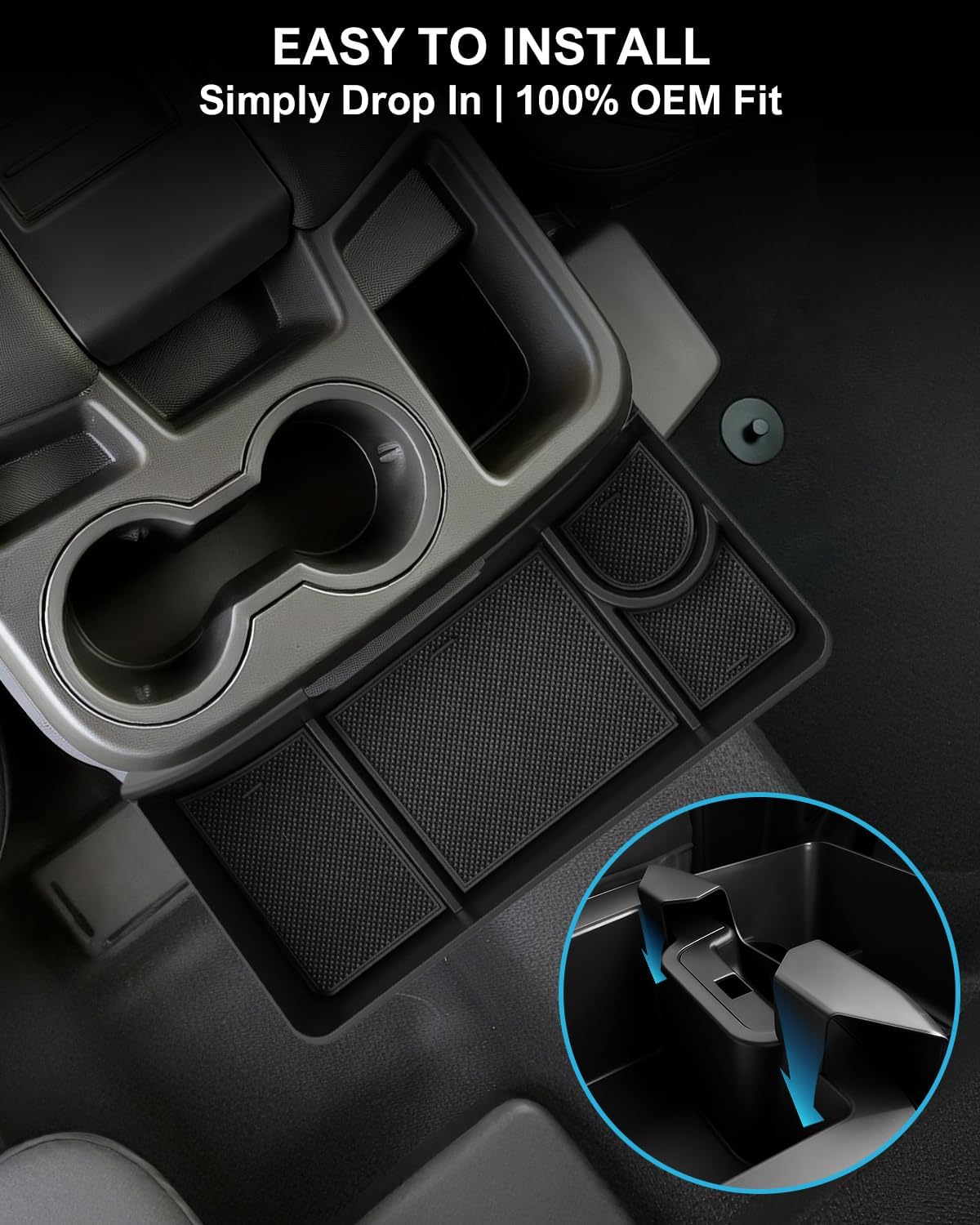 Caja organizadora colgante de consola central para Chevy Silverado 1500