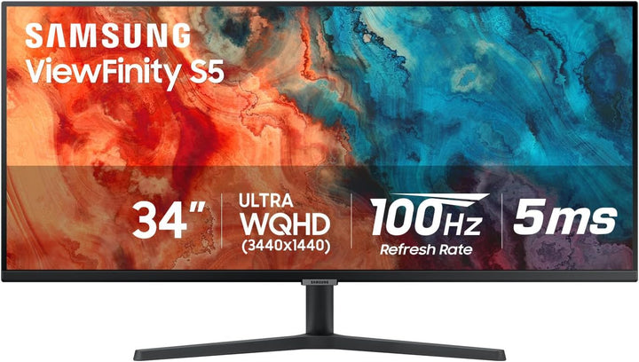 Samsung Monitor QHD ultraancho ViewFinity serie S50GC de 34 pulgada...