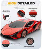 BEZGAR Autos a control remoto - Escala 1:24 Serie RC con licencia o...