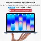 Soonjet Invisible Armor - Funda para MacBook Neo de 13 pulgadas 202...