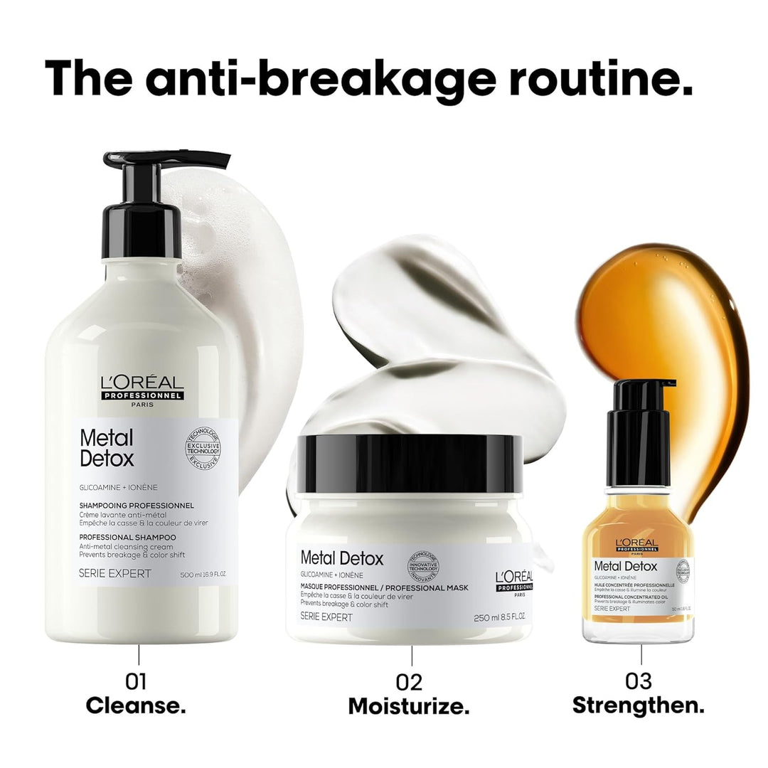 L'Oréal Professionnel Paris Metal Detox Shampoo - Sulfate-Free...