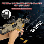 Pistola de juguete de dos modos, rifle de francotirador con carcasa que expulsa pistolas de juguete realistas de bala suave con 80 balas suaves, 40 conchas para juegos de disparos al aire libre, Navidad, Halloween, regalos de cumpleaños