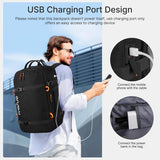 MOSISO Mochila de viaje de 40 L para hombre, mochila grande con pue...