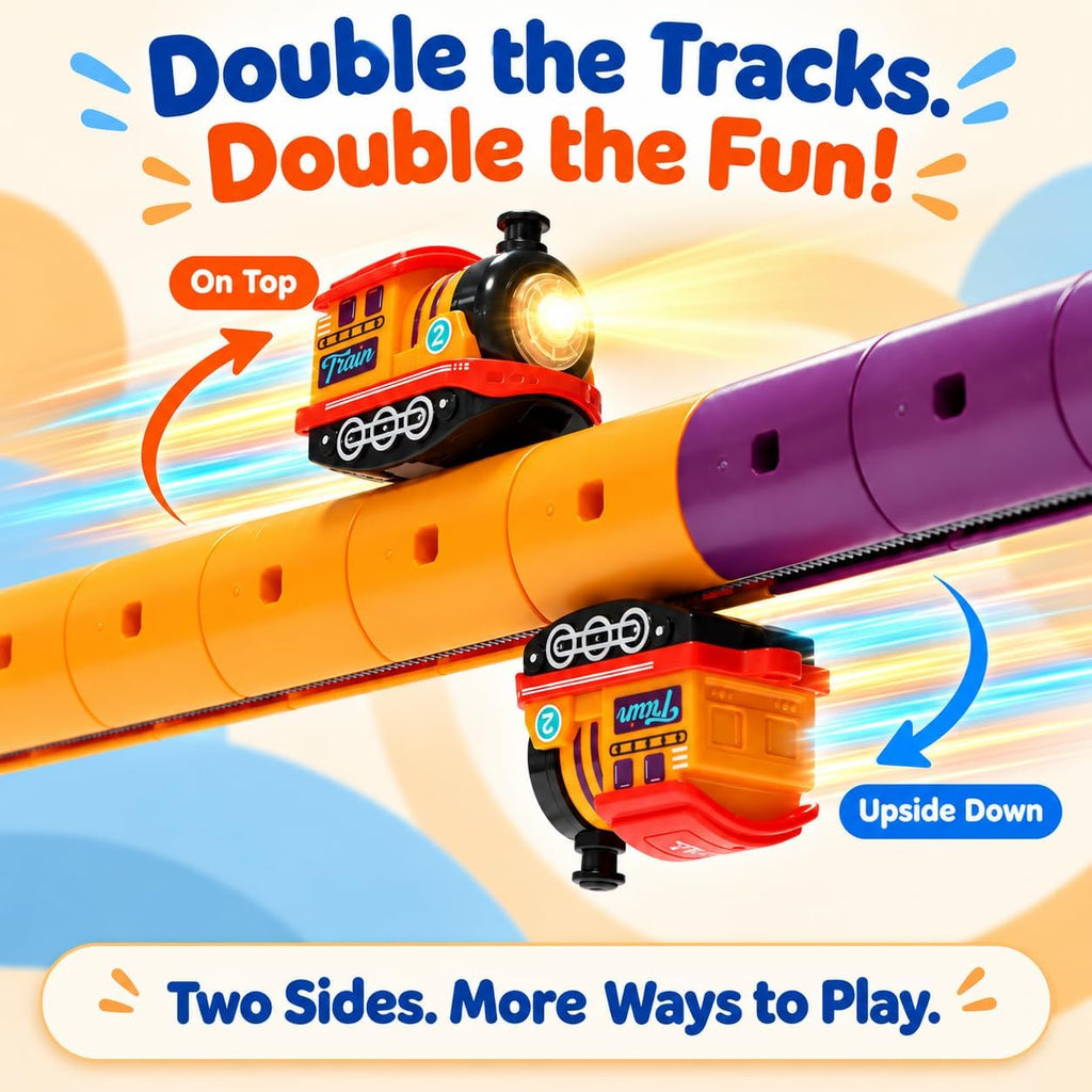 Juego de tren eléctrico para niños de 3, 4, 5, 6, 7, 8 años