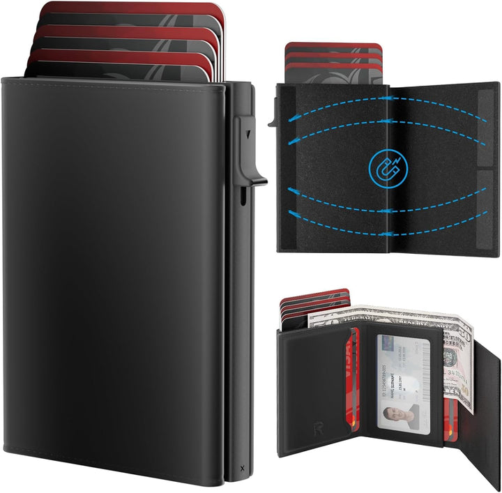 ROYAL KIT Tarjetero para hombre \u2013 Cartera inteligente para hom...