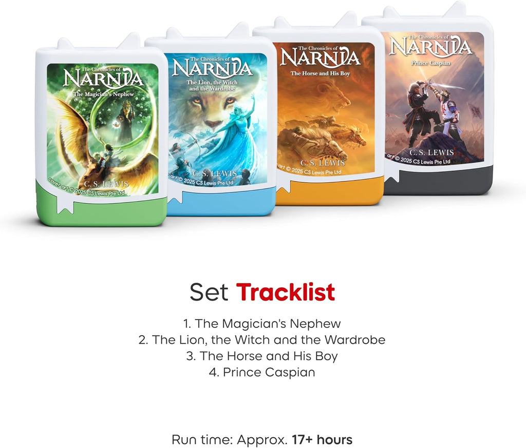 Tonies Las Crónicas de Narnia Set de Audiolibros - Pack de 4