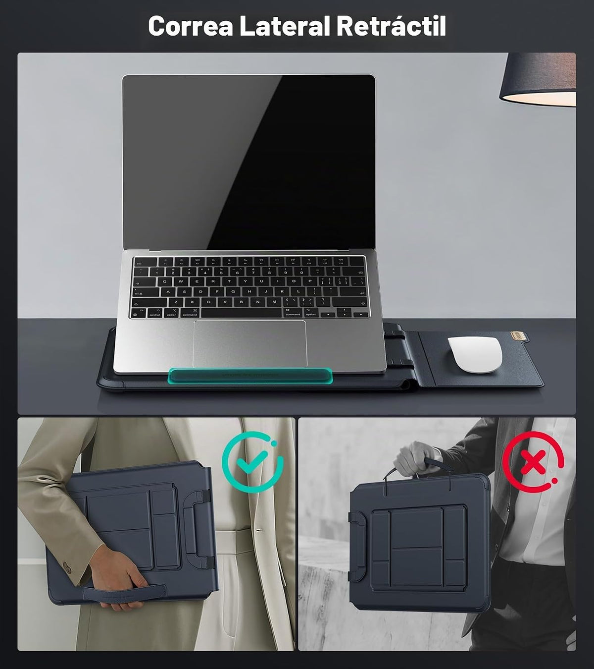 Nillkin Funda para laptop de 16 pulgadas con asa (4 en 1), 2 modos...