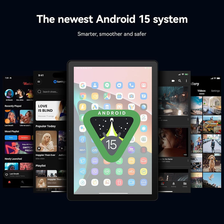Evermyth Tableta, tableta Android 15 de 10 pulgadas, 30 GB de RAM 1...