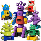TEMI - Juguete de Robot Magnético para Niños de 3-5 Años - Juguetes de Monstruos Magnéticos Apilables y Transformables con Caja de Almacenamiento, Set para Niños de 3, 4, 5, 6, 7 Años, Regalos de