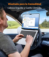 DICMKY Soporte para portátil de coche con bandeja para volante, alt...
