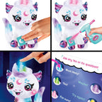 Canal Toys Unicornio cósmico con luz de aerógrafo. Decora, lava, repite. Personaliza tu propia felpa de arte en aerosol. Ilumina el cuerno de adivinos. A partir de 6 años