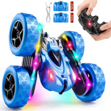 Zalneo Auto de Acrobacias con Control Remoto 4WD 360° Flip RC de Do...