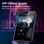 Reproductor MP3 de 80GB con Bluetooth 5.0 y WiFi, reproductor de música Android con Spotify y Amazon Music, reproductor de alta fidelidad con pantalla táctil HD de 4.0", compatible con expansión de 1TB, reproductor de video MP4