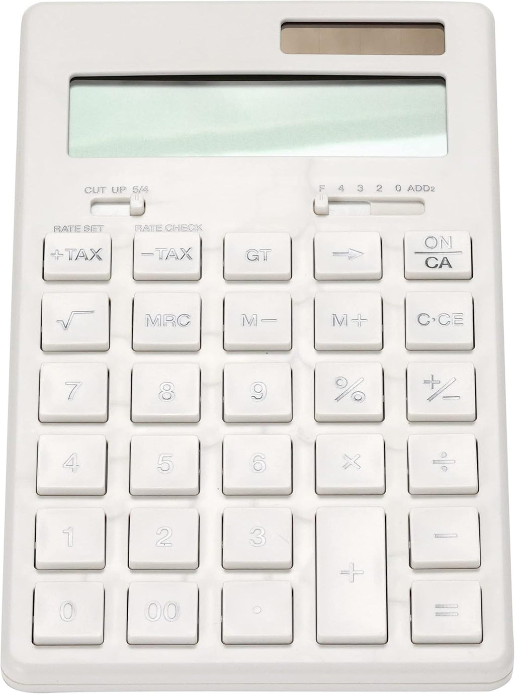 MUJI 37355538 Calculadora, Calculadora Normal, Blanco, 12 dígitos (KK-1154MS)
