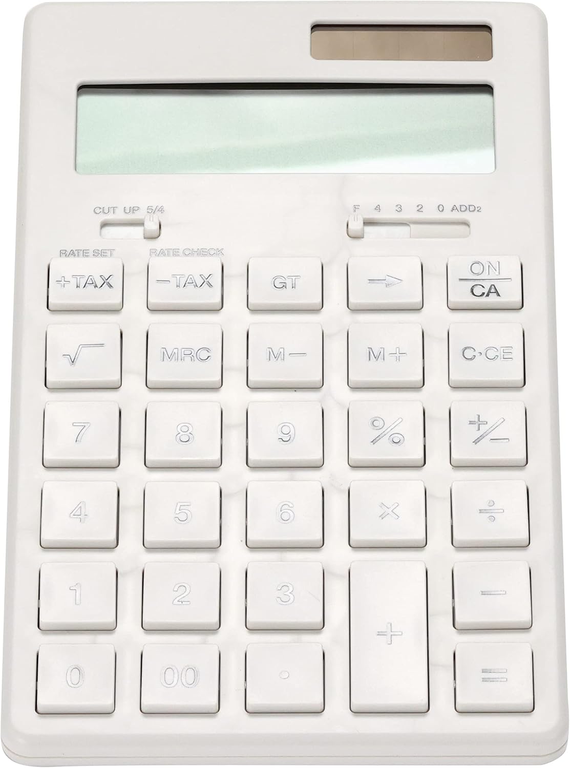 MUJI 37355538 Calculadora, Calculadora Normal, Blanco, 12 dígitos (KK-1154MS)