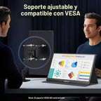 KYY Monitor portátil 4K \u2013 Pantalla de viaje UHD IPS de 15.6 pu...