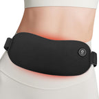 Almohadilla térmica portátil inalámbrica para calambres, almohadilla térmica menstrual, batería recargable eléctrica incluida, 5000 mAh para control de calor de uso prolongado
