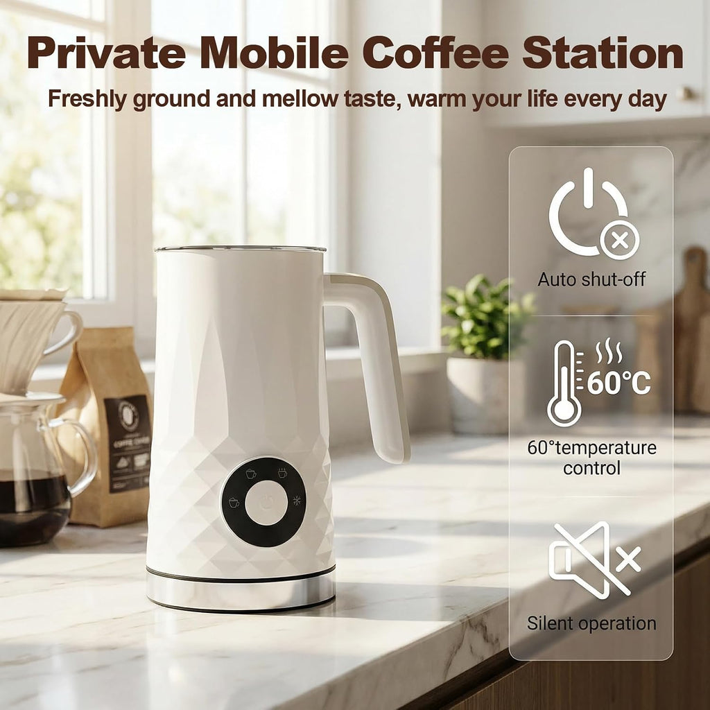 Espumador de leche eléctrico, espumador de leche y vaporizador