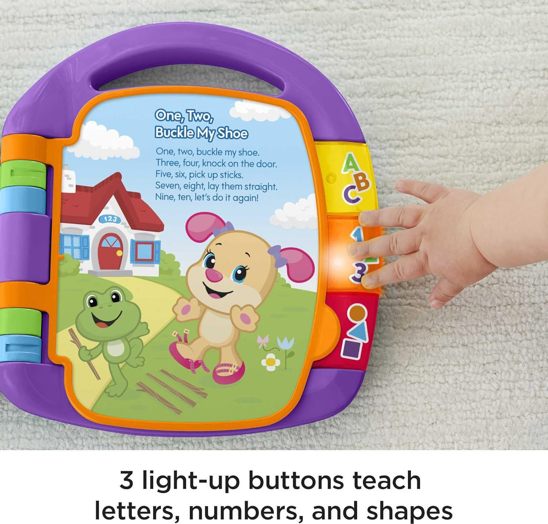 Fisher-Price Ríe y aprende libro de historias con rimas