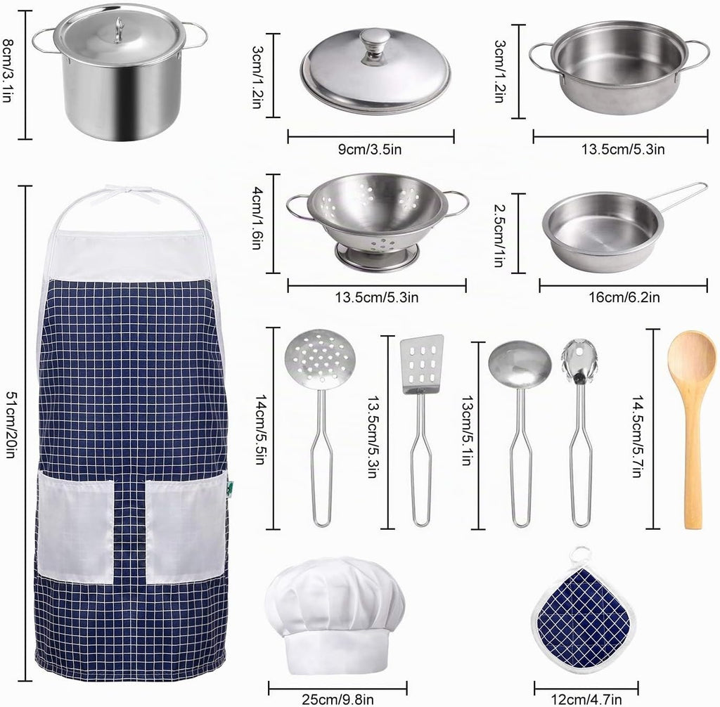 Accesorios de cocina, juguetes de cocina para niños pequeños
