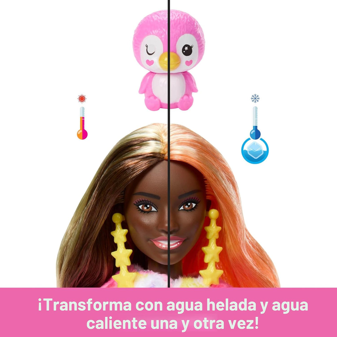 Muñeca y Accesorios Barbie Cutie Reveal, Serie Color Dream, Disfraz...