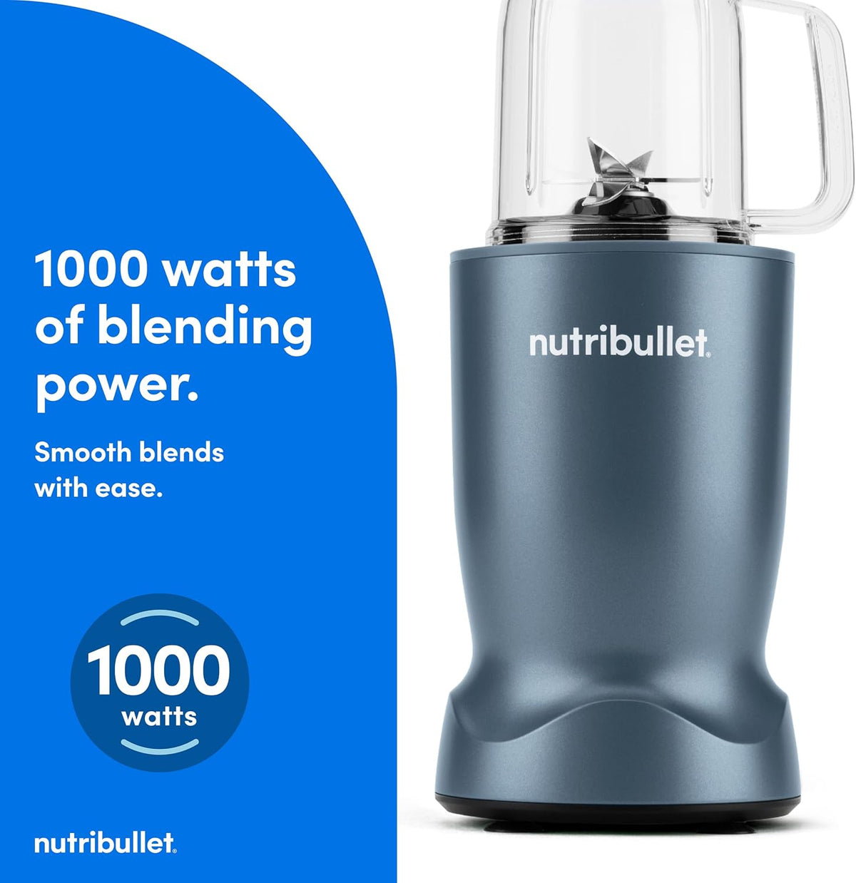 nutribullet® Turbo Tumbler Edition, licuadora personal, Azul Tormenta