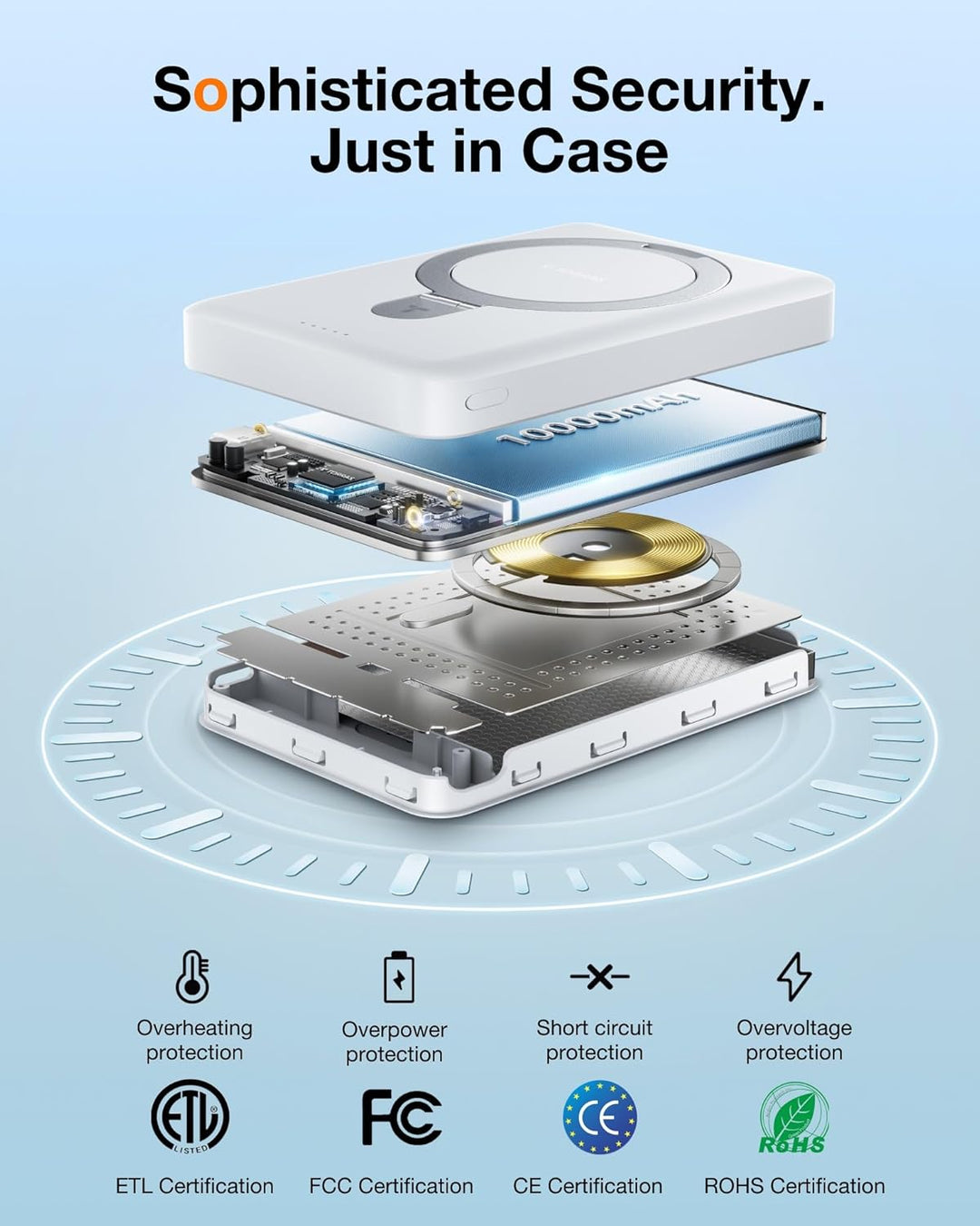 TORRAS EasyGo - Cargador portátil magnético de 10000 mAh para iPhon...