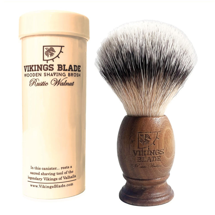 Brocha de afeitar de madera para hombres de VIKINGS BLADE, con resp...