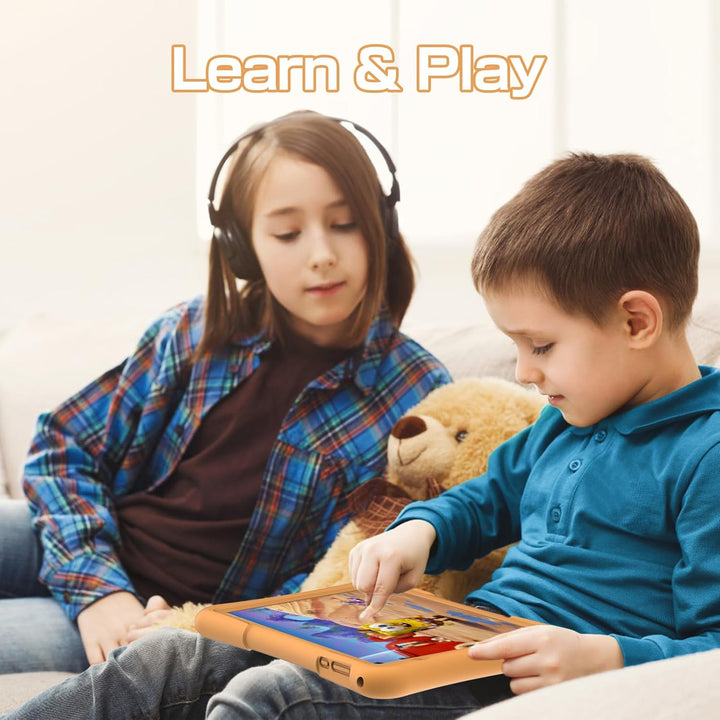 PRITOM Tableta para niños de 10 pulgadas Android 14, 32GB, Quad-Cor...