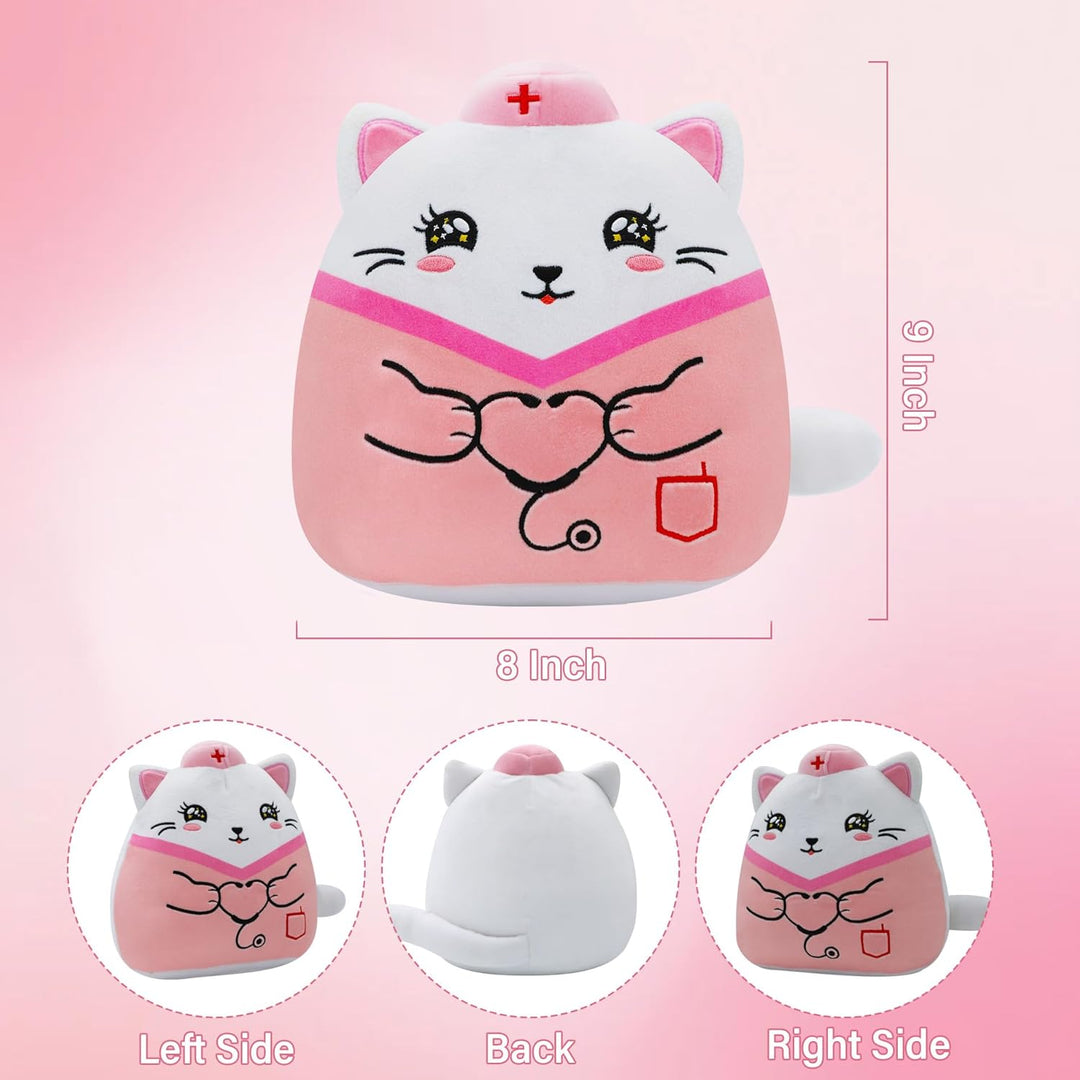 NIUBEHOHO Regalo de animales de peluche de gato de