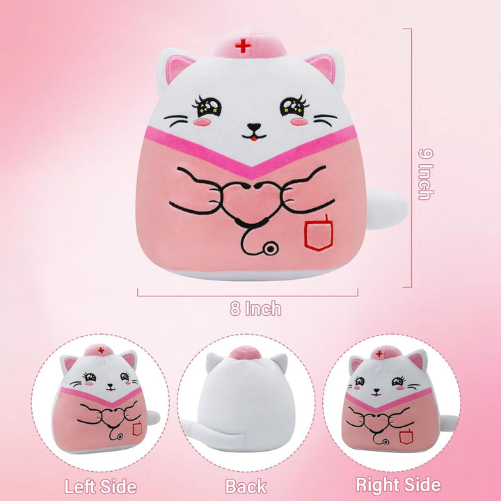 NIUBEHOHO Regalo de animales de peluche de gato de