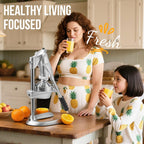 Exprimidor manual, prensa fácil del jugo del acero inoxidable del apretón para las frutas cítricas