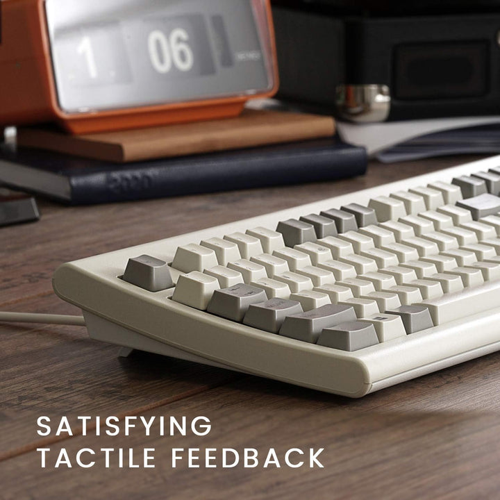 Perixx PERIBOARD-106M, teclado USB de tamaño completo con cable de...