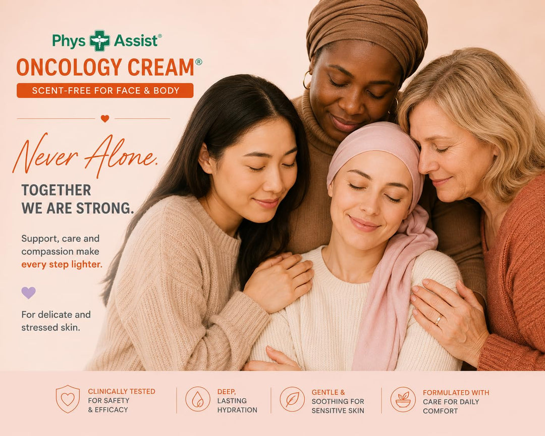 PhysAssist Oncology Cream Crema hidratante sin olor para rostro y c...